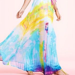 Victorias Secret knife pleated maxi skirt